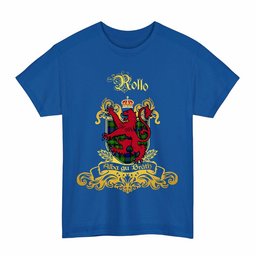 Scottish Rollo Clan Tartan Lion Rampant of Scotland T-Shirt