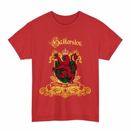 Scottish Halkerston Clan Tartan Lion Rampant of Scotland T-Shirt