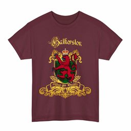 Scottish Halkerston Clan Tartan Lion Rampant of Scotland T-Shirt
