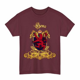 Scottish Home (or Hume) Clan Tartan Lion Rampant of Scotland T-Shirt