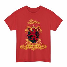 Scottish Schaw (of Sauchie) Clan Tartan Lion Rampant of Scotland T-Shirt
