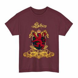 Scottish Schaw (of Sauchie) Clan Tartan Lion Rampant of Scotland T-Shirt
