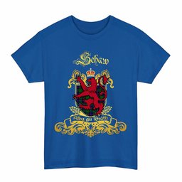 Scottish Schaw (of Sauchie) Clan Tartan Lion Rampant of Scotland T-Shirt