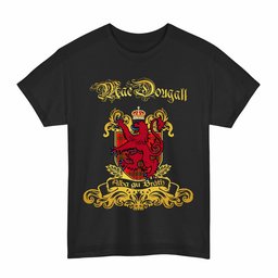 Scottish MacDougall Clan Tartan Lion Rampant of Scotland T-Shirt
