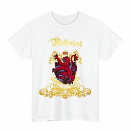 Scottish Rutherford Clan Tartan Lion Rampant of Scotland T-Shirt