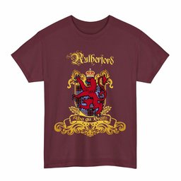 Scottish Rutherford Clan Tartan Lion Rampant of Scotland T-Shirt
