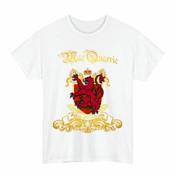 Scottish MacQuarrie Clan Tartan Lion Rampant of Scotland T-Shirt