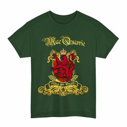 Scottish MacQuarrie Clan Tartan Lion Rampant of Scotland T-Shirt