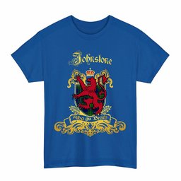 Scottish Johnstone Clan Tartan Lion Rampant of Scotland T-Shirt