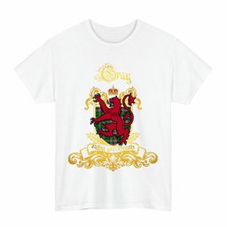 Scottish Gray Clan Tartan Lion Rampant of Scotland T-Shirt