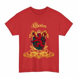Scottish Gordon Clan Tartan Lion Rampant of Scotland T-Shirt