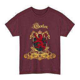 Scottish Gordon Clan Tartan Lion Rampant of Scotland T-Shirt