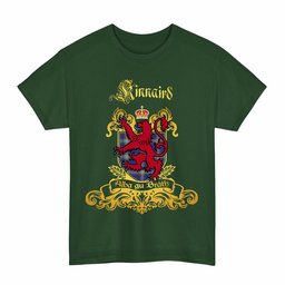 Scottish Kinnaird Clan Tartan Lion Rampant of Scotland T-Shirt