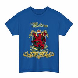 Scottish Meldrum Clan Tartan Lion Rampant of Scotland T-Shirt