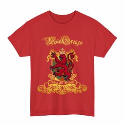 Scottish MacGregor Clan Tartan Lion Rampant of Scotland T-Shirt