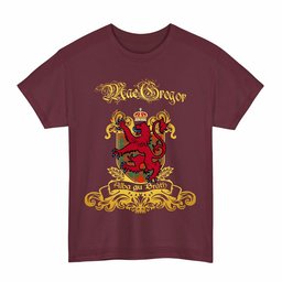 Scottish MacGregor Clan Tartan Lion Rampant of Scotland T-Shirt