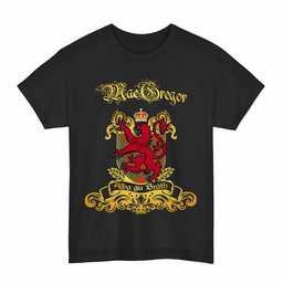 Scottish MacGregor Clan Tartan Lion Rampant of Scotland T-Shirt
