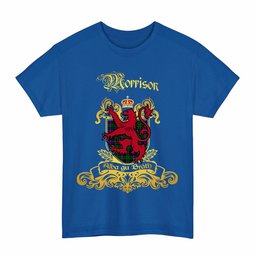 Scottish Morrison Clan Tartan Lion Rampant of Scotland T-Shirt