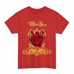 Scottish MacIver Clan Tartan Lion Rampant of Scotland T-Shirt