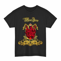 Scottish MacIver Clan Tartan Lion Rampant of Scotland T-Shirt