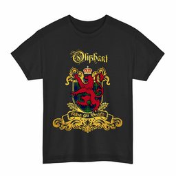 Scottish Oliphant Clan Tartan Lion Rampant of Scotland T-Shirt