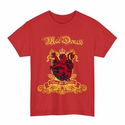 Scottish MacDonald (Clan Donald) Clan Tartan Lion Rampant of Scotland T-Shirt