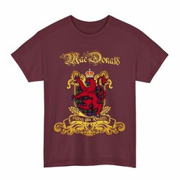 Scottish MacDonald (Clan Donald) Clan Tartan Lion Rampant of Scotland T-Shirt