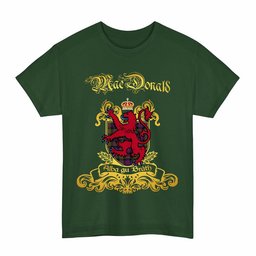Scottish MacDonald (Clan Donald) Clan Tartan Lion Rampant of Scotland T-Shirt