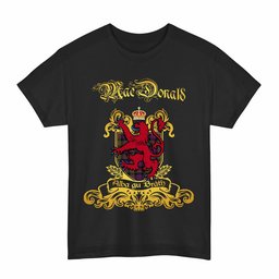 Scottish MacDonald (Clan Donald) Clan Tartan Lion Rampant of Scotland T-Shirt