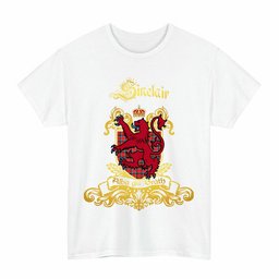 Scottish Sinclair Clan Tartan Lion Rampant of Scotland T-Shirt