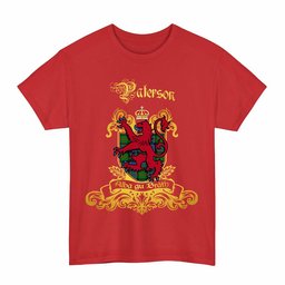 Scottish Paterson Clan Tartan Lion Rampant of Scotland T-Shirt