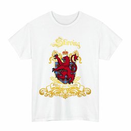 Scottish Skirving Clan Tartan Lion Rampant of Scotland T-Shirt
