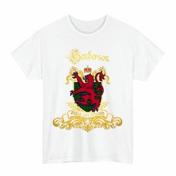 Scottish Henderson Clan Tartan Lion Rampant of Scotland T-Shirt