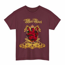 Scottish MacNicol (of Scorrybreac) Clan Tartan Lion Rampant of Scotland T-Shirt