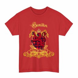Scottish Hamilton Clan Tartan Lion Rampant of Scotland T-Shirt