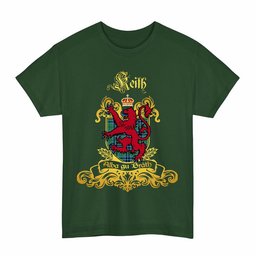 Scottish Keith Clan Tartan Lion Rampant of Scotland T-Shirt