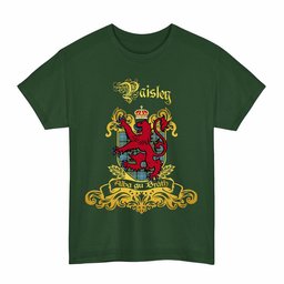 Scottish Paisley Clan Tartan Lion Rampant of Scotland T-Shirt