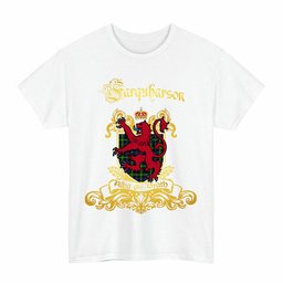 Scottish Farquharson Clan Tartan Lion Rampant of Scotland T-Shirt