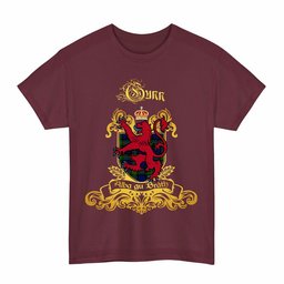 Scottish Gunn Clan Tartan Lion Rampant of Scotland T-Shirt