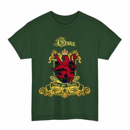 Scottish Gunn Clan Tartan Lion Rampant of Scotland T-Shirt
