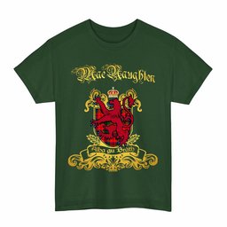 Scottish MacNaughten Clan Tartan Lion Rampant of Scotland T-Shirt