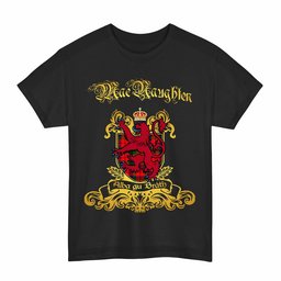 Scottish MacNaughten Clan Tartan Lion Rampant of Scotland T-Shirt