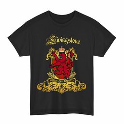 Scottish Livingstone Clan Tartan Lion Rampant of Scotland T-Shirt