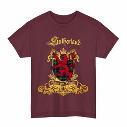 Scottish Sutherland II Clan Tartan Lion Rampant of Scotland T-Shirt