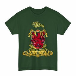 Scottish Udny Clan Tartan Lion Rampant of Scotland T-Shirt