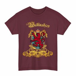 Scottish Walkinshaw Clan Tartan Lion Rampant of Scotland T-Shirt