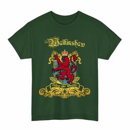 Scottish Walkinshaw Clan Tartan Lion Rampant of Scotland T-Shirt