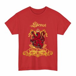 Scottish Stewart (Stuart) of Bute Clan Tartan Lion Rampant of Scotland T-Shirt