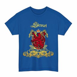 Scottish Stewart (Stuart) of Bute Clan Tartan Lion Rampant of Scotland T-Shirt