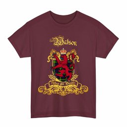 Scottish Watson Clan Tartan Lion Rampant of Scotland T-Shirt